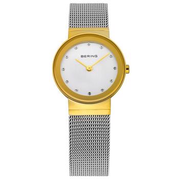 Bering 10126-001 dameur Classic med hvid urskive